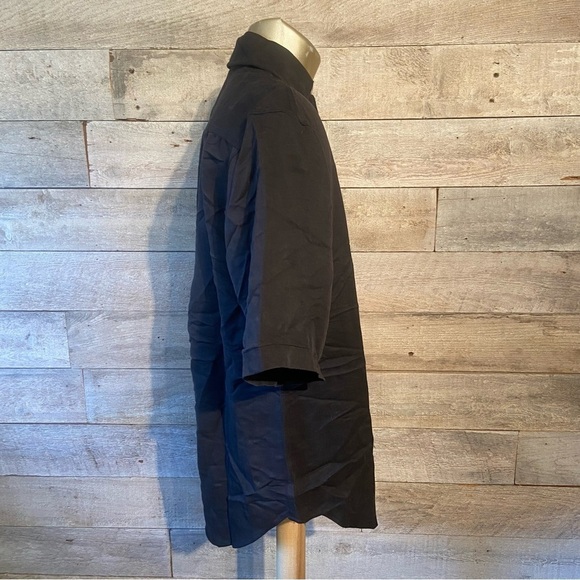 💥5/$25 Sea Palms by Hartwell men’s black button up in size  x-small - Picture 4 of 7